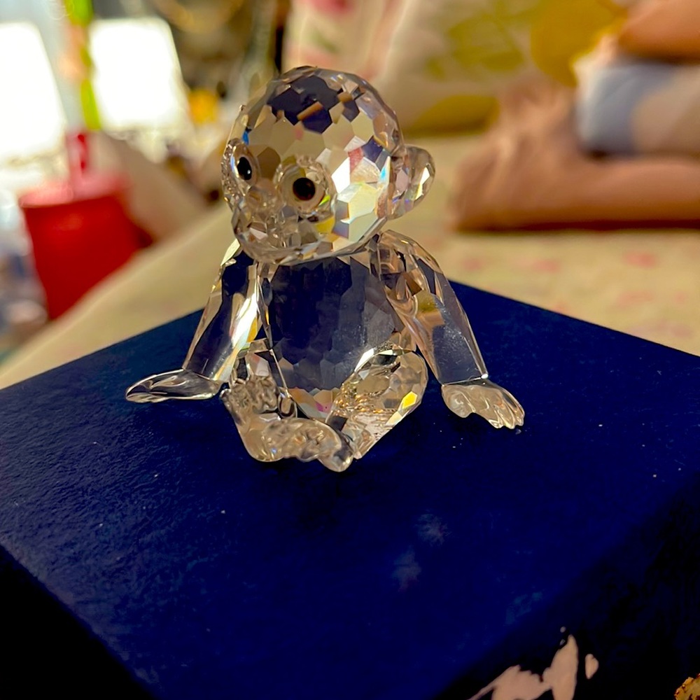 Swarovski Crystal Chimpanzee Monkey